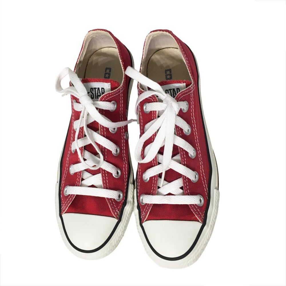 Converse Red Court Shoes Woman's 6 - Picture 2 of 10